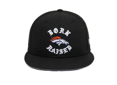 NEW ERA x Born x Raised x NFL + Broncos Snapback Rocker Hat "Black"