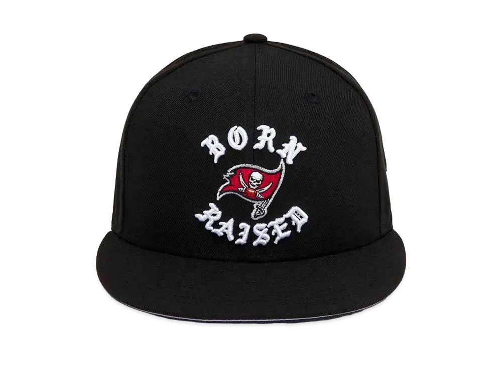 NEW ERA x Born x Raised x NFL + Buccaneers Snapback Rocker Hat "Black"