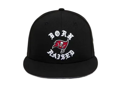 NEW ERA x Born x Raised x NFL + Buccaneers Snapback Rocker Hat "Black"