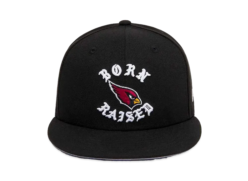 NEW ERA x Born x Raised x NFL + Cardinals Snapback Rocker Hat "Black"