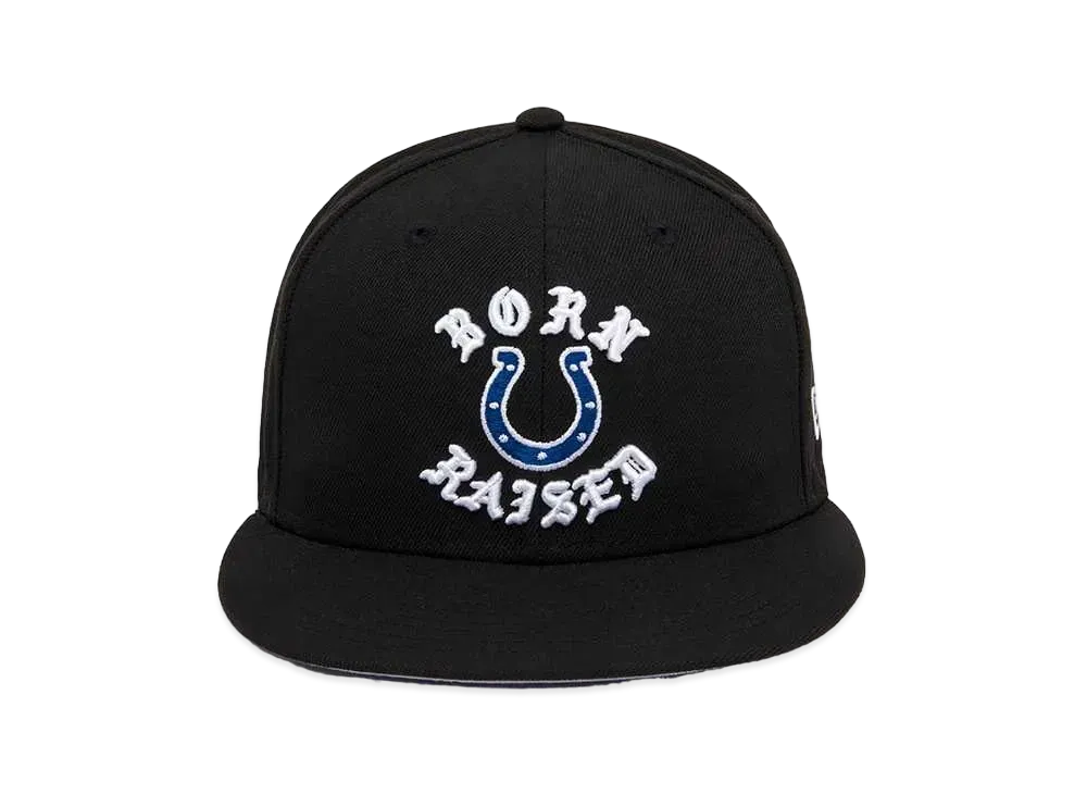 NEW ERA x Born x Raised x NFL + Colts Snapback Rocker Hat "Black"