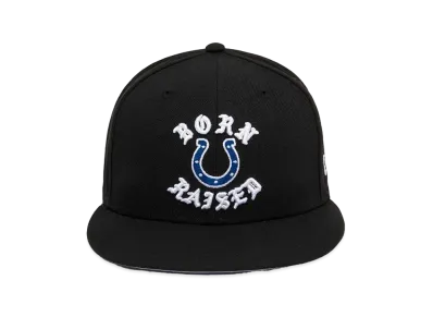 NEW ERA x Born x Raised x NFL + Colts Snapback Rocker Hat "Black"
