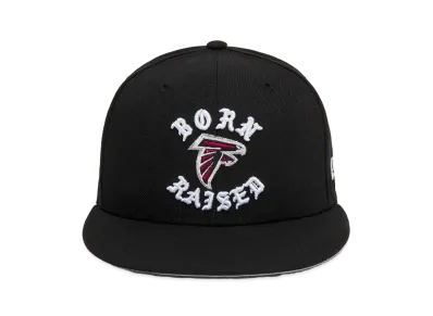 NEW ERA x Born x Raised x NFL + Falcons Snapback Rocker Hat "Black"
