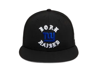 NEW ERA x Born x Raised x NFL + Giants Snapback Rocker Hat "Black"