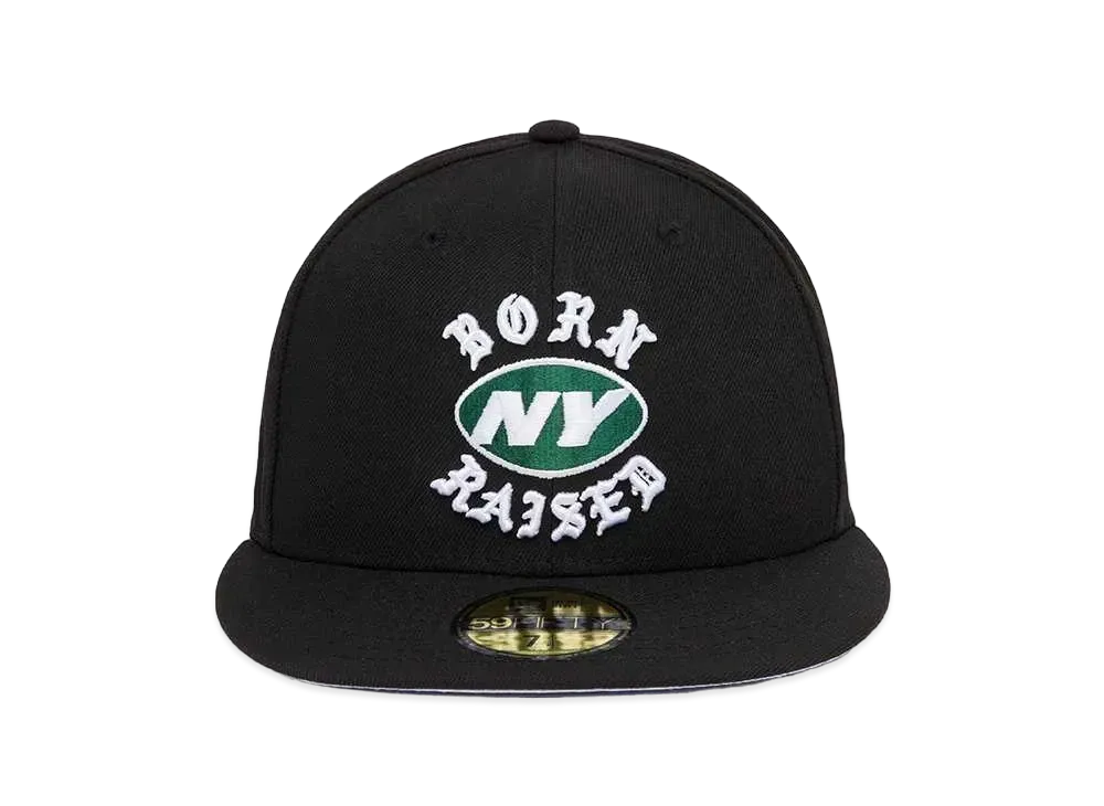 NEW ERA x Born x Raised x NFL + Jets Fitted Rocker Hat "Black"