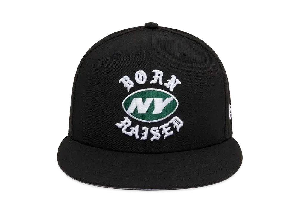 NEW ERA x Born x Raised x NFL + Jets Snapback Rocker Hat "Black"
