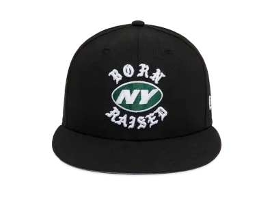 NEW ERA x Born x Raised x NFL + Jets Snapback Rocker Hat "Black"
