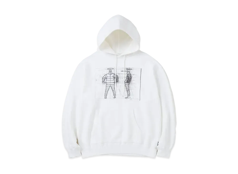 NEIGHBORHOOD NH x TAKU OBATA . Sweatparka LS "White"