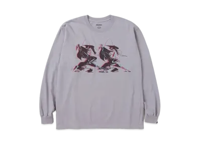 NEIGHBORHOOD NH x TAKU OBATA . Tee LS-1 "Gray"
