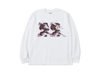 NEIGHBORHOOD NH x TAKU OBATA . Tee LS-1 "White"