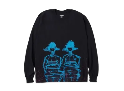 NEIGHBORHOOD NH x TAKU OBATA . Tee LS-4 "Black"