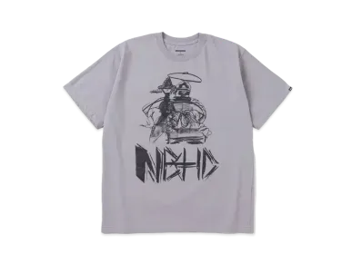 NEIGHBORHOOD NH x TAKU OBATA . Tee SS-1 "Gray"