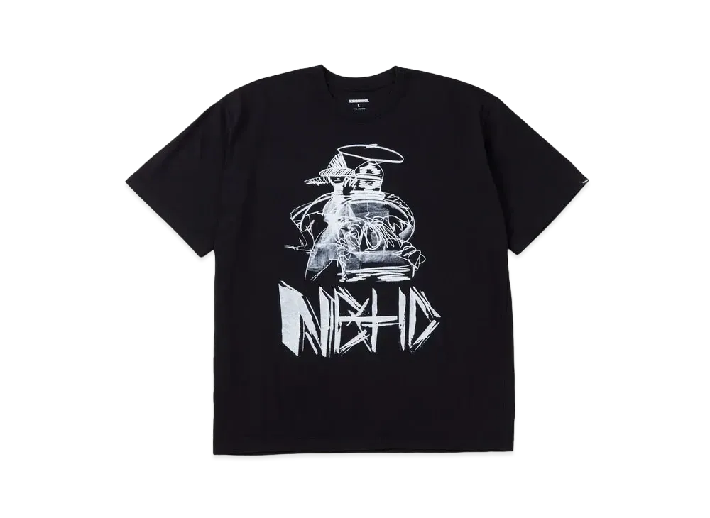 NEIGHBORHOOD NH x TAKU OBATA . Tee SS-1 "Black"