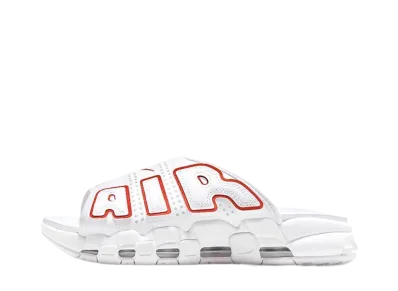 Nike Women's Air More Uptempo Slide "White/University Red"