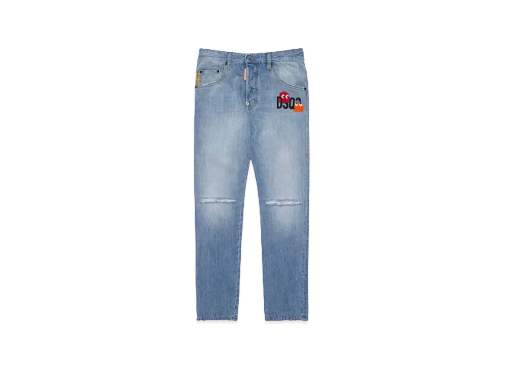 DSQUARED2 Pac-Man Skater Jean "Navy Blue"