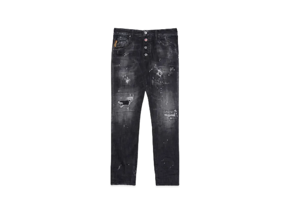 DSQUARED2 Pac-Man Skater Jean "Black"