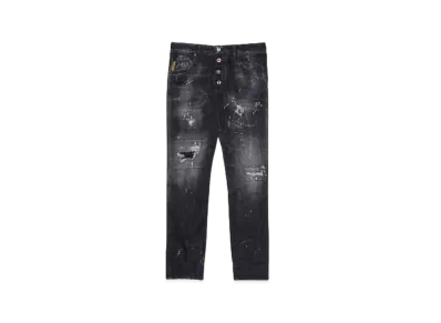 DSQUARED2 Pac-Man Skater Jean "Black"
