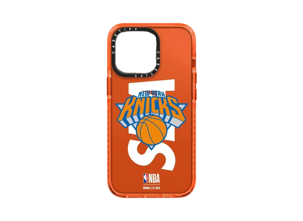WIND AND SEA x NBA x CASETIFY (Knicks) Recasetify Impact "Sheer Orange"