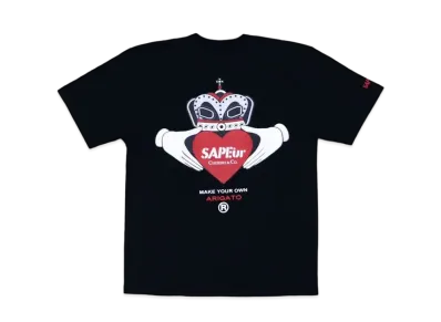 SAPEur Claddagh Heart S/S Tee "Black"