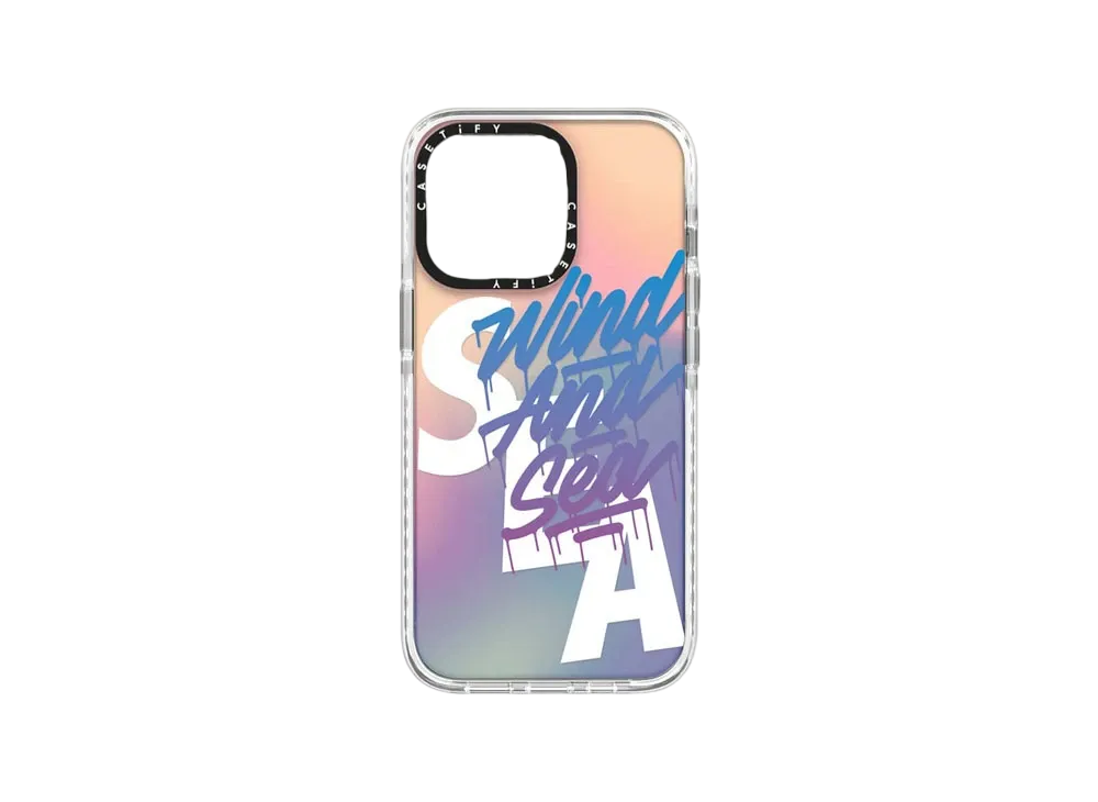 WIND AND SEA x CASETIFY x it's a living IMPACT LOGO CASE "Sheer Aurora"