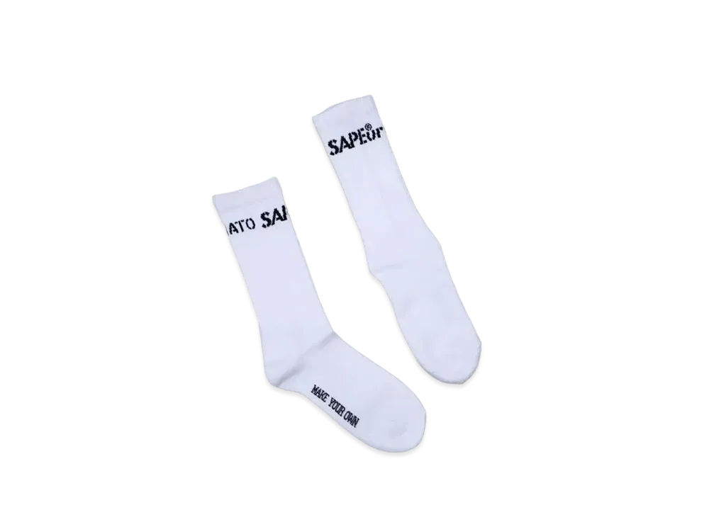 SAPEur Front/Back Logo Sox "White"