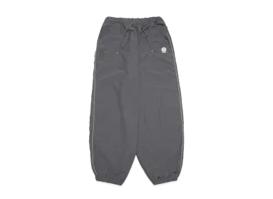 9090 N Logo Tech Nylon Track Pants "Charcoal Gray x Khaki"
