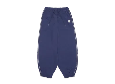 9090 N Logo Tech Nylon Track Pants "Ivory x Navy"