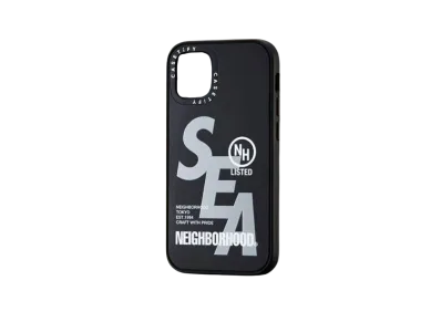 CASETiFY x Neighborhood x WIND AND SEA NHWC / P-iPhone (12Mini) "Black"