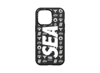 WIND AND SEA x NBA x CASETIFY (Pattern) Magsafe Recasetify Impact "Matte Black"