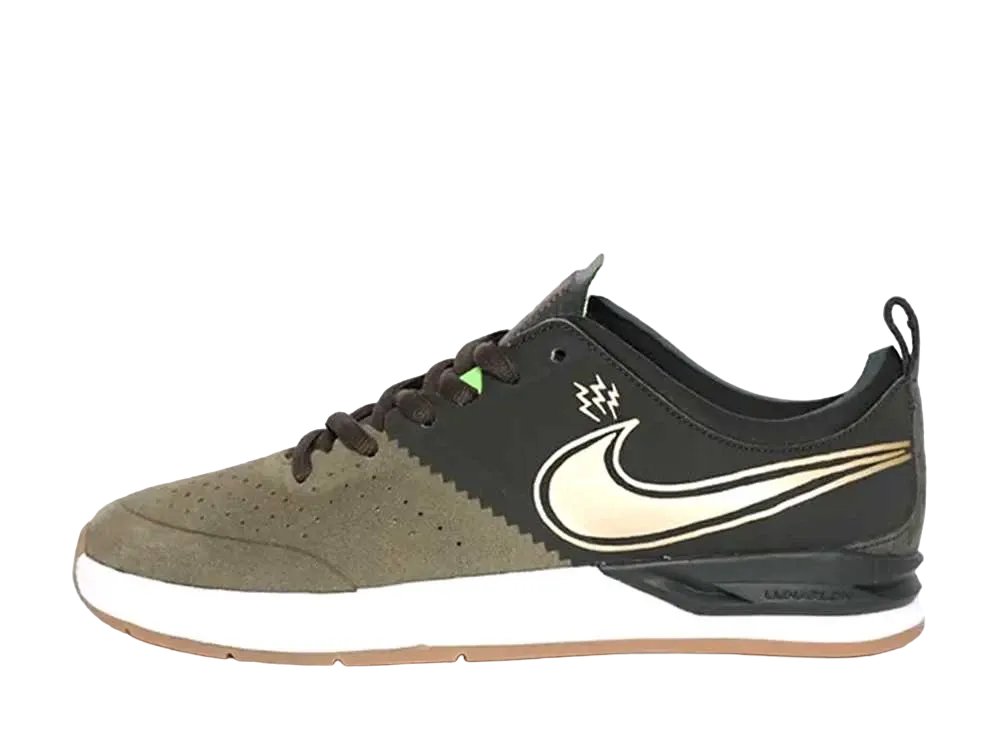 Nike SB Project BA PRM "Sequoia/Metallic Gold/Medium Olive/Flash Lime"