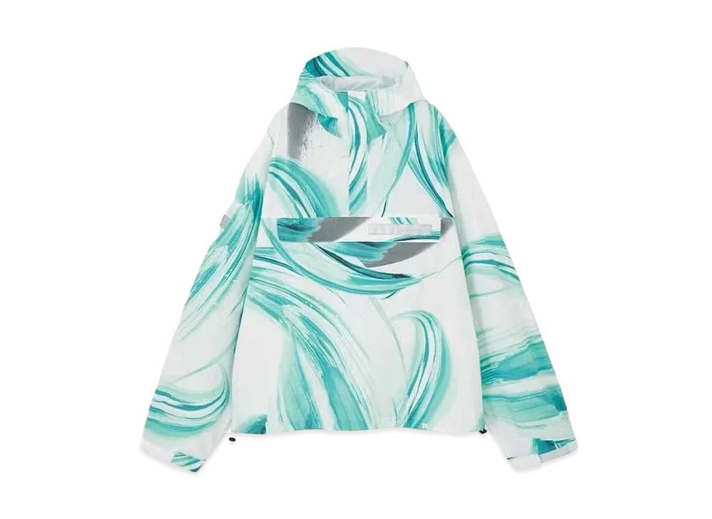 MAGIC STICK BADBOY PSYCHOTEK ANORAK JACKET "EMERALD BRUSH"