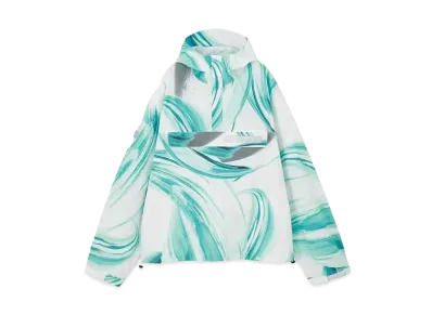 MAGIC STICK BADBOY PSYCHOTEK ANORAK JACKET "EMERALD BRUSH"