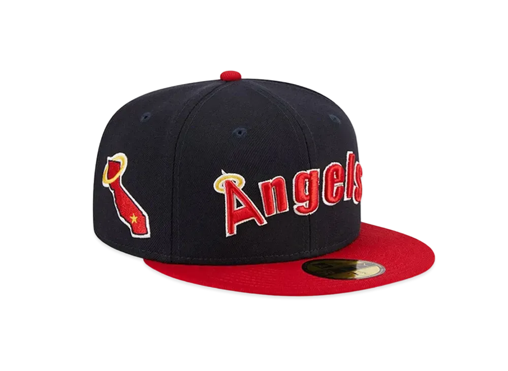 NEW ERA 59FIFTY Retro Script "Navy"