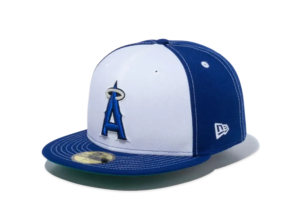 NEW ERA 59FIFTY MLB Custom Los Angeles Angels Kelly Under Visor "Dark Royal"