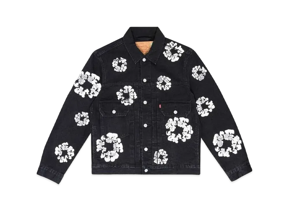 LEVI'S x Denim Tears Type-2 All Over Wreath "Black"