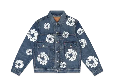 LEVI'S x Denim Tears Type-2 All Over Wreath "Dark Wash"