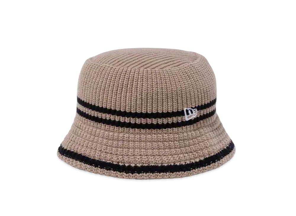 NEW ERA Knit Bucket "Khaki/Black"