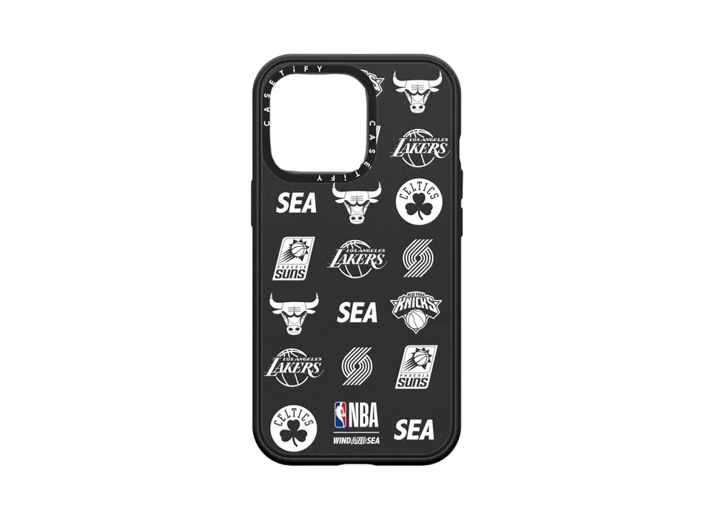 WIND AND SEA x NBA x CASETIFY (Pattern) Magsafe Recasetify Impact 2 "Matte Black"