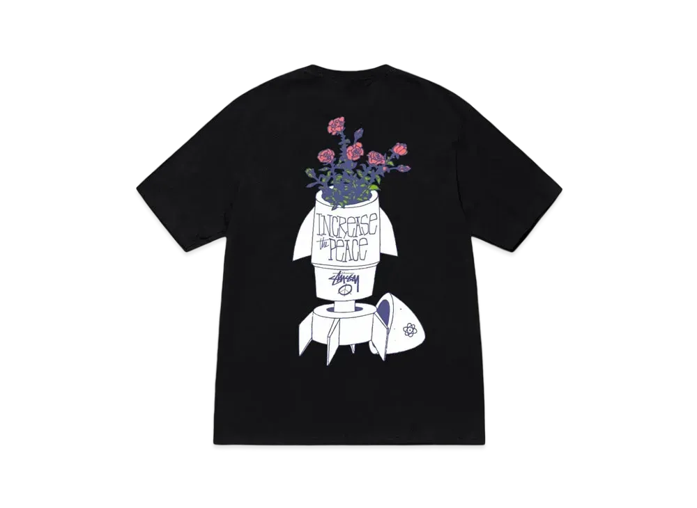 Stussy Flower Bomb Tee "Black"