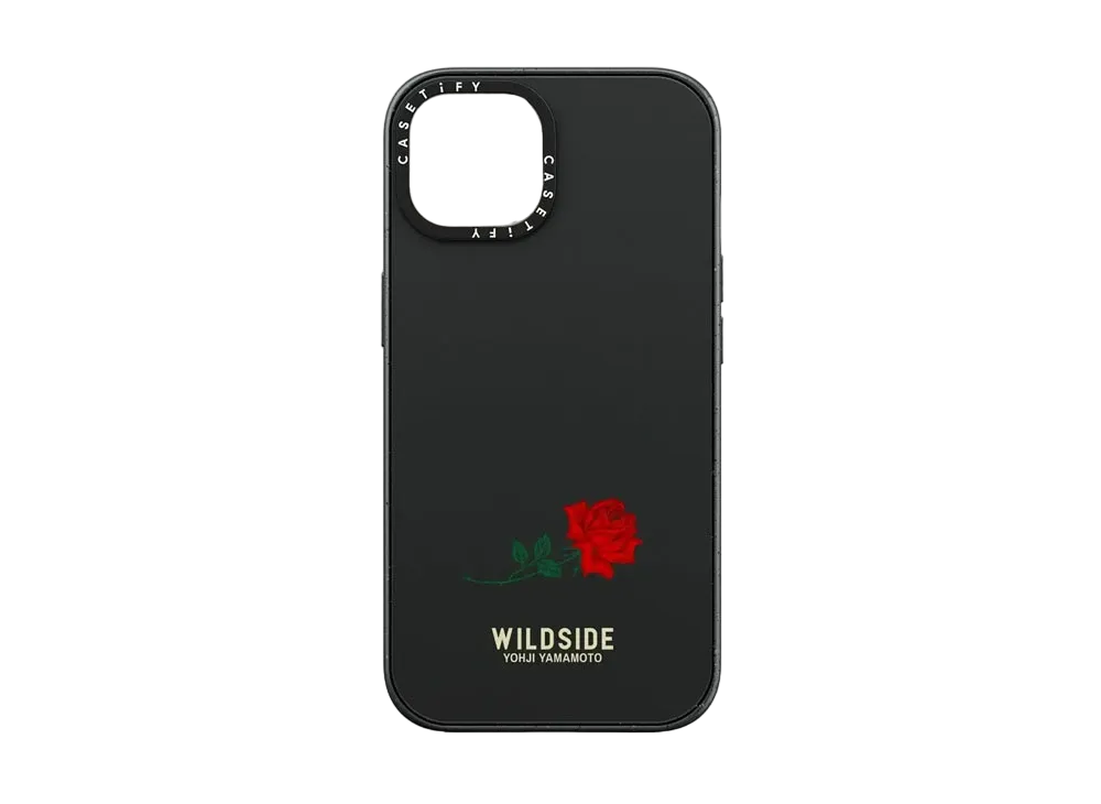 Yohji Yamamoto Wildside x CASETiFY Rose iPhone Case "Matte Black"