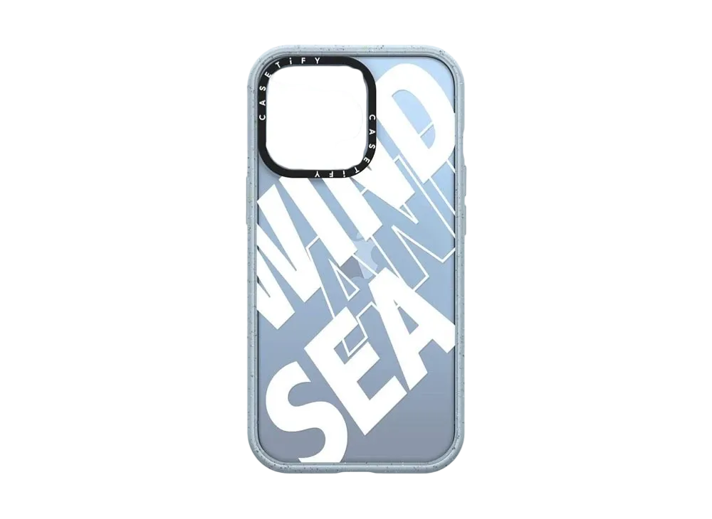 WIND AND SEA x CASETIFY IMPACT CRUSH -MATTE BUMPER- (WDS) CASE "Light Blue"