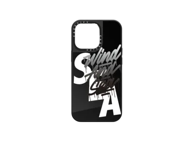 WIND AND SEA x CASETIFY x it's a living MIRROR LOGO CASE "Mirror Black"