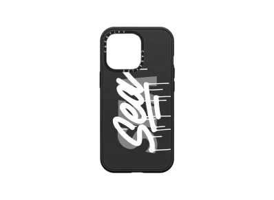WIND AND SEA x CASETIFY x it's a living IMPACT LOGO CASE "Black"