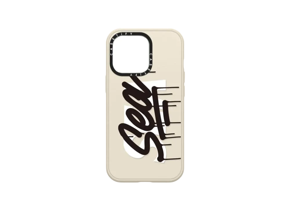 ウィンダンシー  x ケースティファイ x イッツ ア リビング インパクト ロゴ ケース "ホワイト"