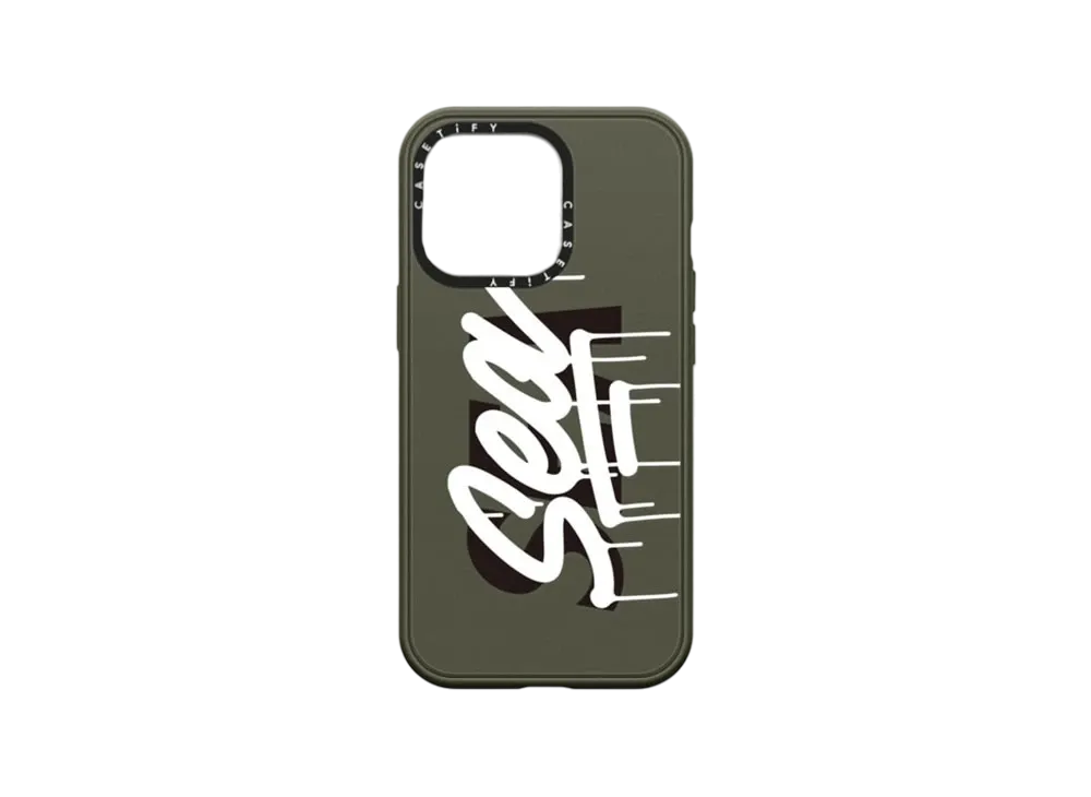 WIND AND SEA  x CASETIFY x it's a living IMPACT LOGO CASE "Green"