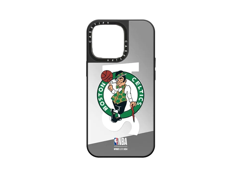 WIND AND SEA x NBA x CASETIFY (Celtics) Magsafe Mirror "Silver Mirror Black"