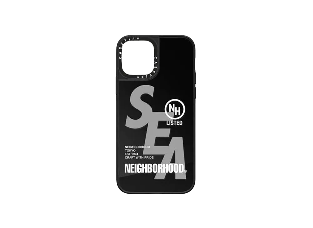 NEIGHBORHOOD NBHD X CASETIFY X WDS MAGSAFE MIRROR CASE (S_E_A) FOR IPHONE #2 "Mirror Black"