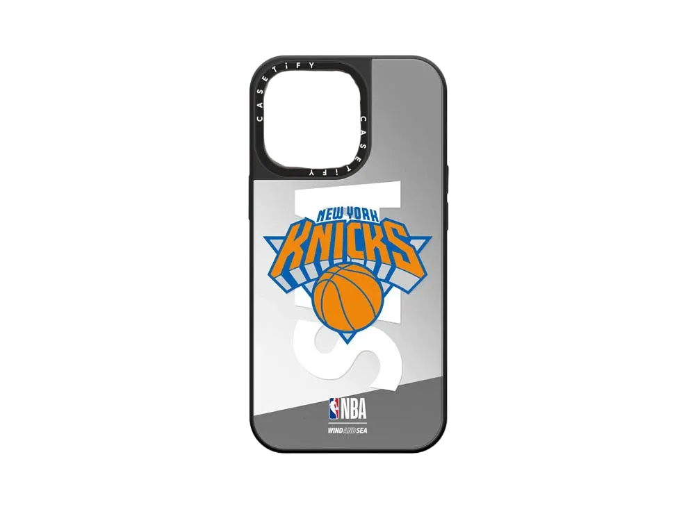 WIND AND SEA x NBA x CASETIFY (Knicks) Magsafe Mirror "Silver Mirror Black"