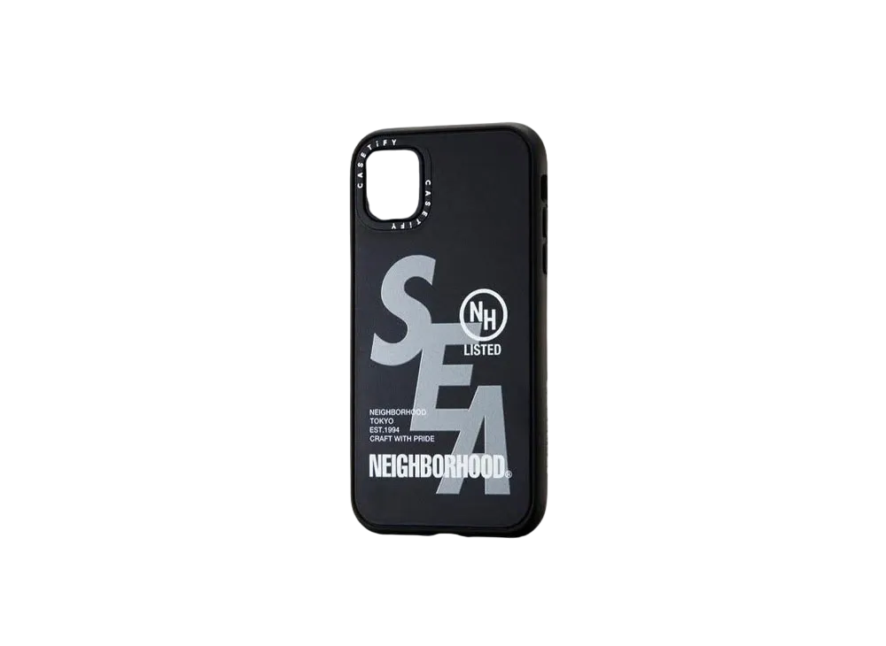 ケースティファイ x ネイバーフッド x ウィンダンシー NHWC / P-アイフォーン (11 / 11プロ / 11プロ マックス) ブラック