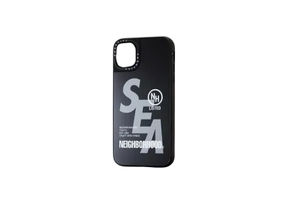 CASETiFY x Neighborhood x WIND AND SEA NHWC-M / P-iPhone (11 / 11Pro / 11Pro Max) "Black x Mirror"